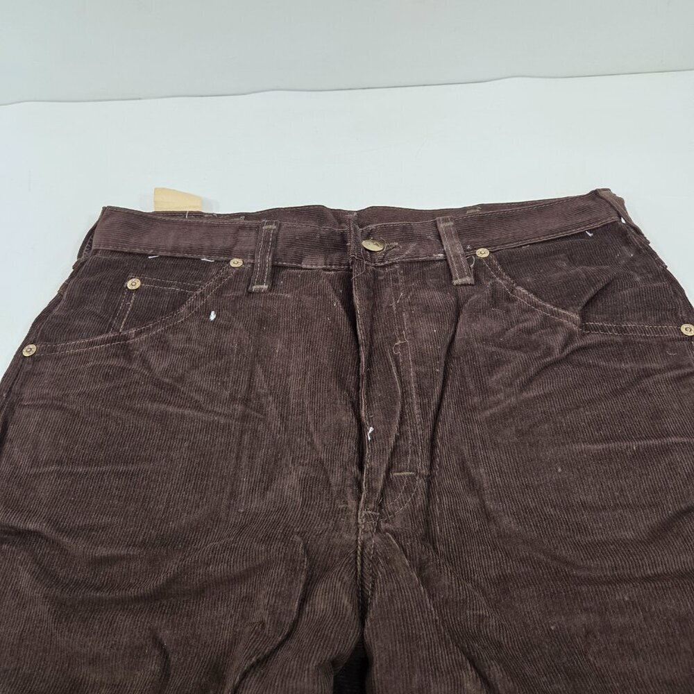 Lee Riders Boot Cut Corduroy Men's Pants Boot Cut Flare Brown NWT Vintage - Picture 15 of 15